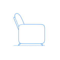 Furniture Recliner Ikea Ekolsund Recliner Svg Line Art, Free Vectors File